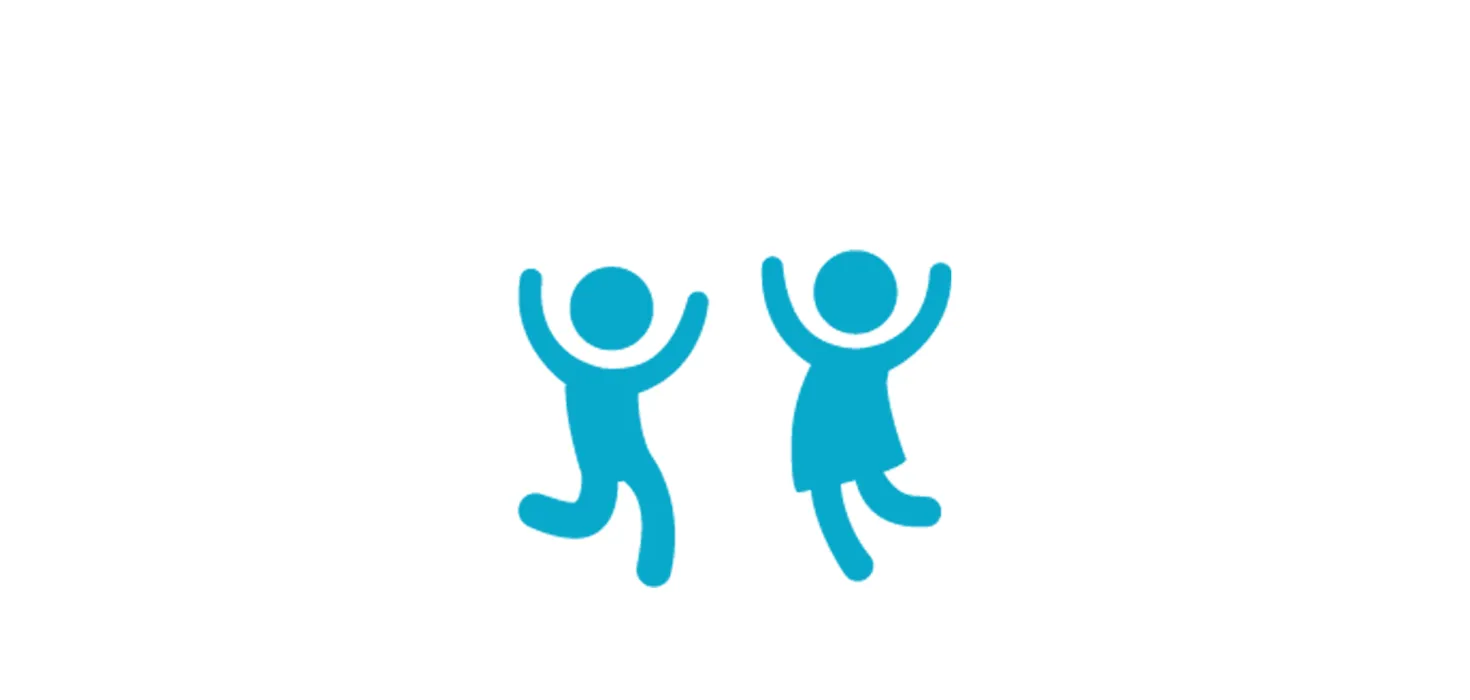 Icon Kinder freuen sich