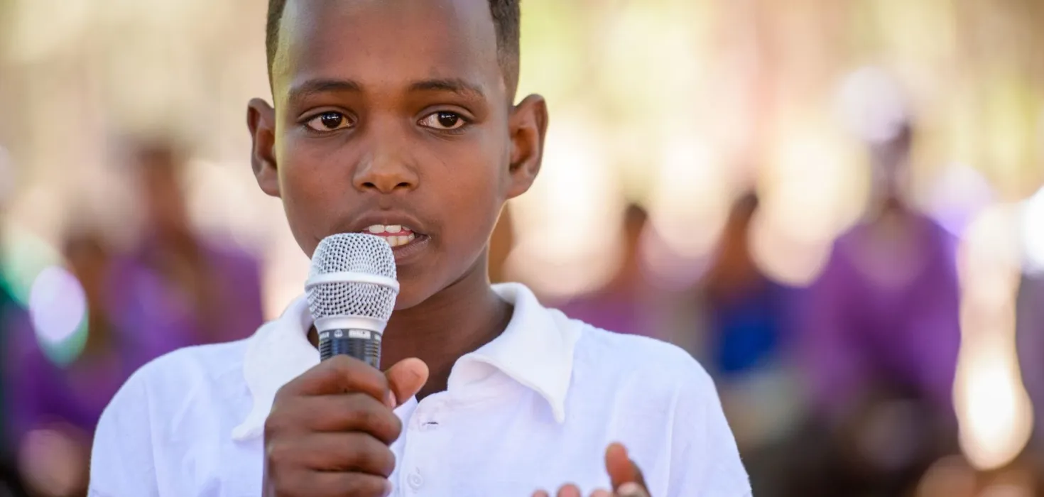 World Vision stärkt die Rechte von Kindern: Recht auf Meinung