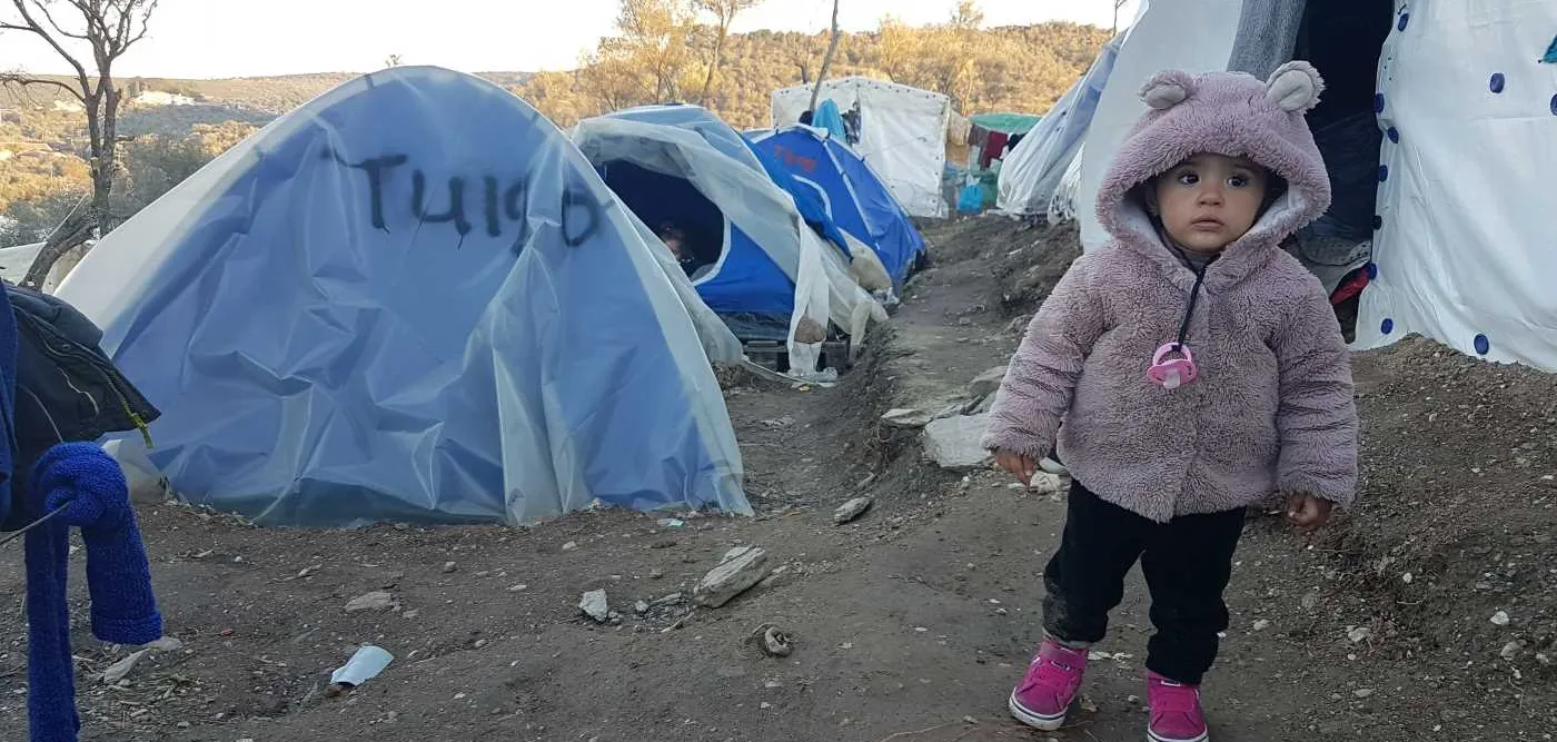 Geflüchtete Kinder aus Moria