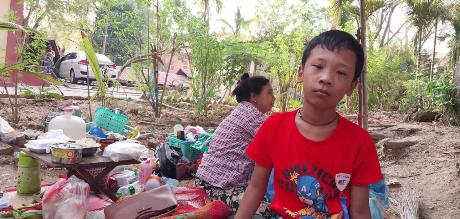 Kinder sind im Erdbebengebiet von Myanmar besonders gefährdet