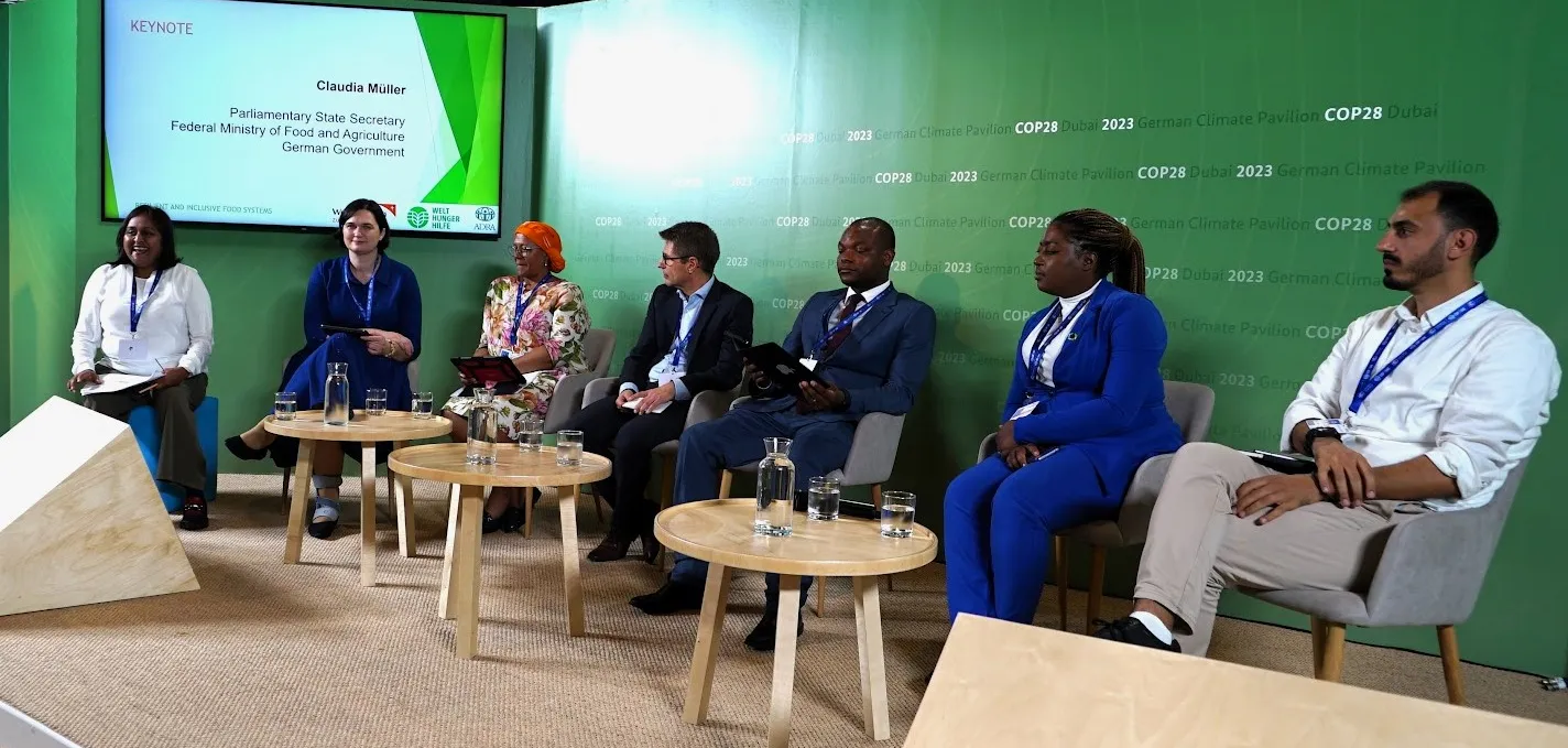 Gemeinsames COP28-Event von World Vision, Adra und Welthungerhilfe