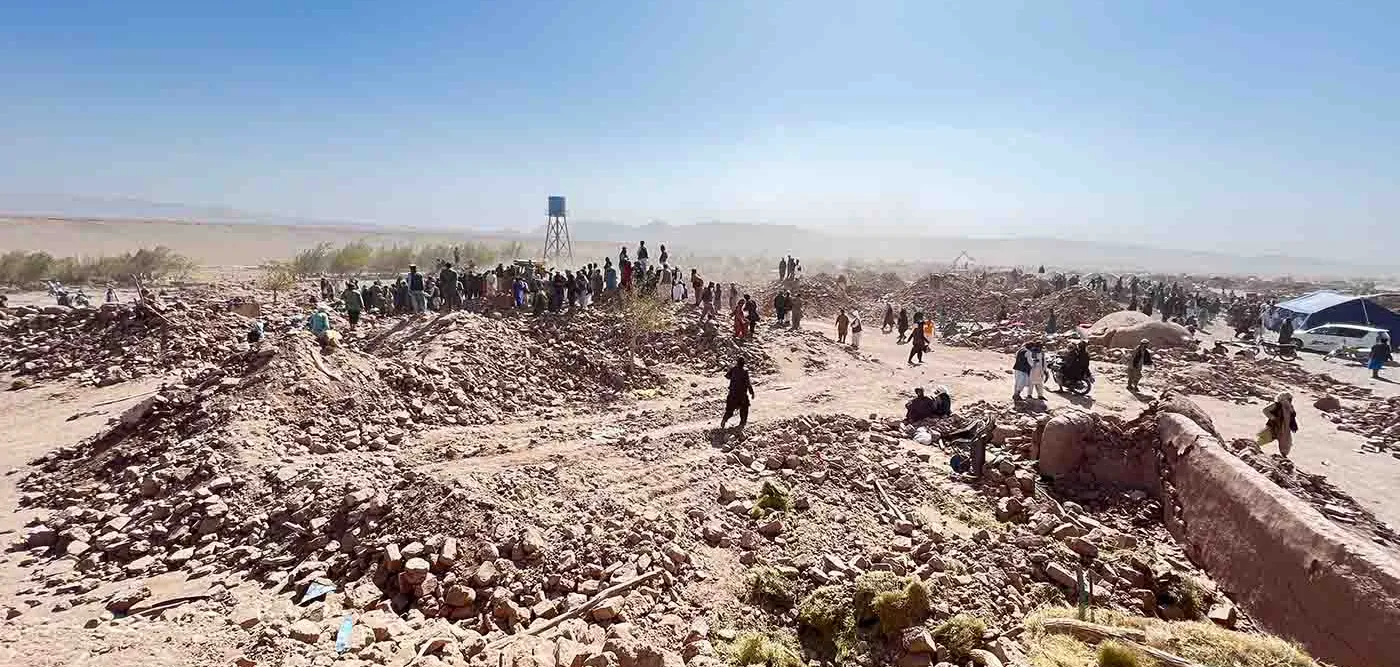 Ausmaß der Zerstörung nach dem Erdbeben in Afghanistan