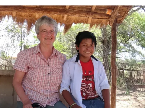 Patin besucht ihr Patenkind in Bolivien_Tekove