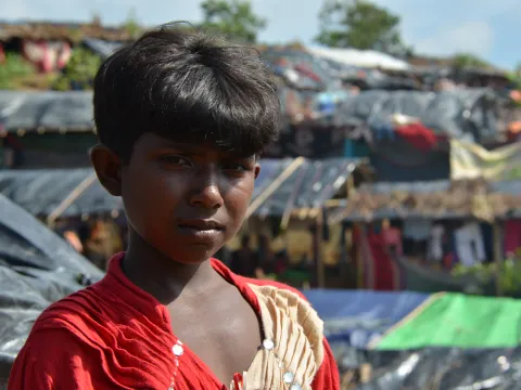 Somsida aus Myanmar leidet unter ihren traumatischen Erinnerungen von der Vertreibung. 