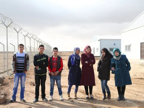 Sieben Jugendliche in einem Flüchtlingscamp in Jordanien erzählen ihre Geschichte