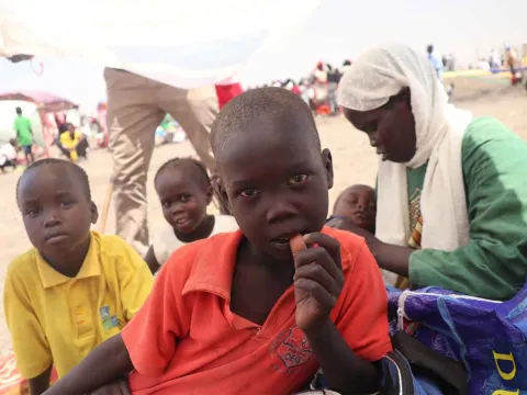 Kinder im Südsudan