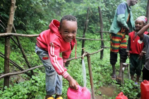 WASH in World Vision Patenschaftsprojekt in Äthiopien