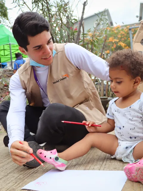 Vor allem Kinder stehen im Fokus der Arbeit von World Vision in Venezuela