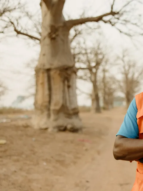 World Vision Mitarbeiter in Senegal