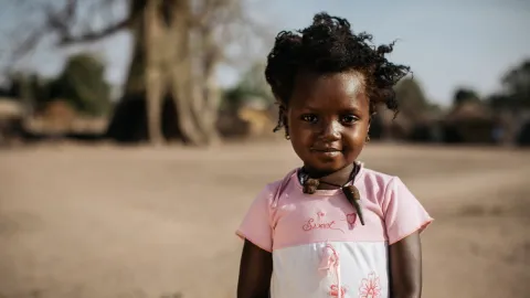 Mädchen im Senegal