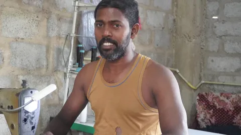 Suresh kann nun wieder für seine Familie sorgen