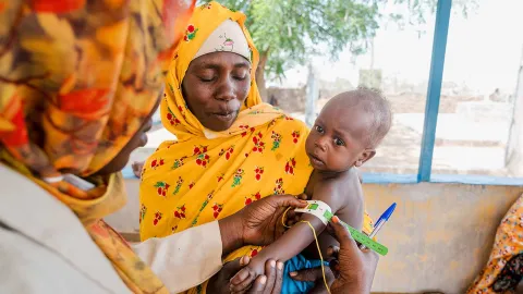 Humanitäre Hilfe Tschad Gesundheit