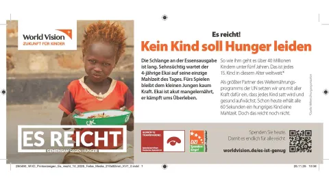 Füllanzeigen World Vision